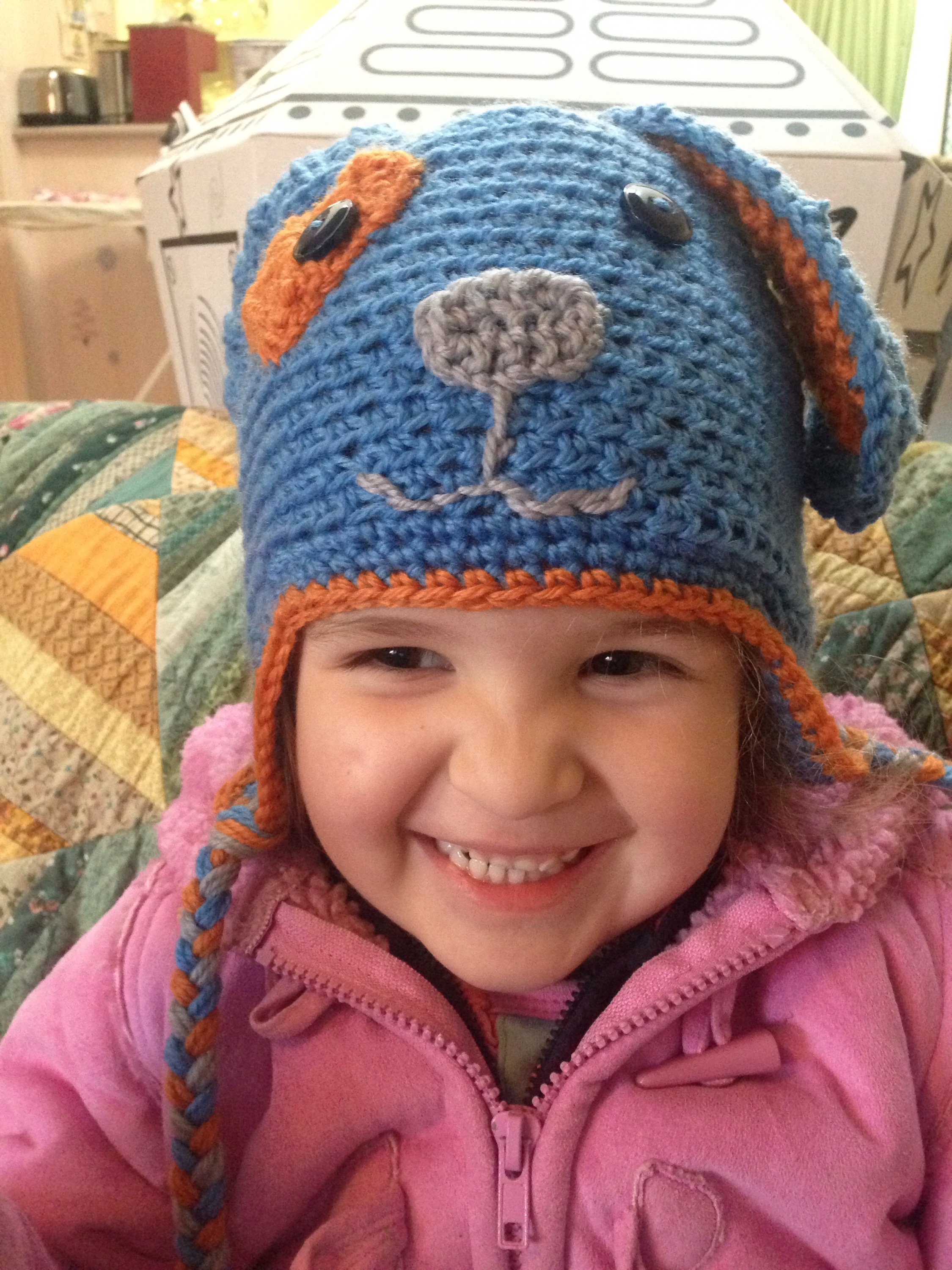 Crochet Woof Woof Hat